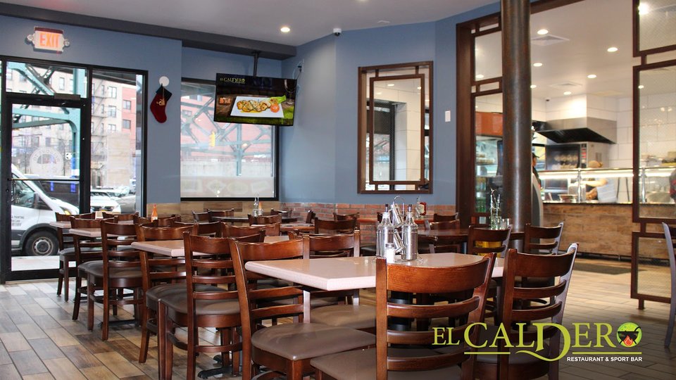 Casual dining room with table service.